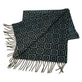 エトロ マフラー ブルー ブラック ウール レディース ETRO 【中古】